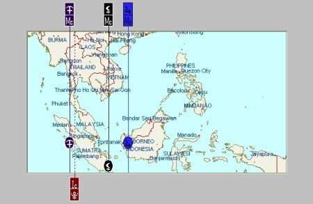 Eklipse 3.11.13 Philippinen geodätisches Horoskop